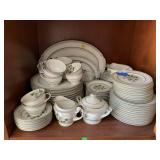 White Rose China Dish Set