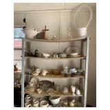 Misc Dishes, Decor on Shelf