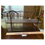 Small Metal Wood Shelf