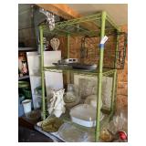 Metal Lime Green Wire Deck Shelf (only)