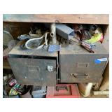 (2) Metal Industrial Drawers & Contents
