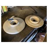 (2) Vintage Butter Churn Lids