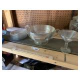 Anchor Hocking Manhattan Glass Bowl, Plates, Glass