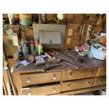 MIsc Tools, Hardware, etc on & in Counter & Wall