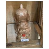 Vintage McCoy Cookie Jar 0272 (lid repaired)