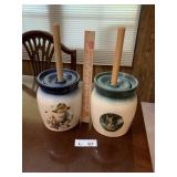 (2) Decorative Chruns approx 7'