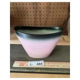 MCM Standford Pottery Pink & Black Console Bowl