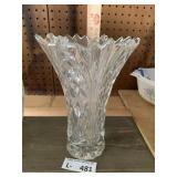 Crystal Cut Glass Vase
