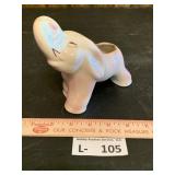 MCM Ceramic Elephant Planter