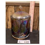 Indiana Glass Harvest Grape Marigold Carnival Dish