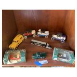 Metal Bank Trucks, etc