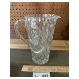 Vintage Crystal Pitcher
