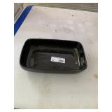 Antique MCM Haeger Glossy Black Dish/Planter