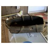 Antique Leather Powder Passing Box? Tool Bag?
