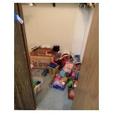 TOys, etc in Closet
