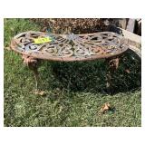 Vintage Cast Iron Garden Bench