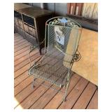 Wrought Iron Rocker Lawn Chair  (front porch)