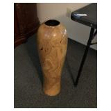 Tall Decorative Vase   approx 27'