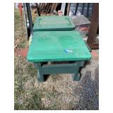 (2) Wood Side Tables