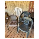(4) Patio Chairs  (front porch)