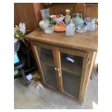 Wood Glass Front Cabinet (only)