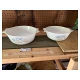 (2) Pyrex Dishes England