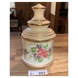 Hand Painted Apothecary Jar