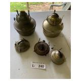 Metal Oil Lamps & Burners