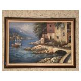Wall Art Oil on Canvas approx 41 x 29