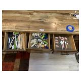 Kitchen Utensils in Drawers