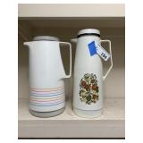(2) Vintage Carafes