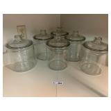 Anchor Hocking? Heritage Hill Glass Cookie Jars