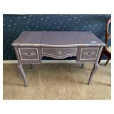 French Provincial Style Vanity w/ White Chair