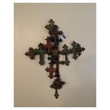 Metal Cross Wall Decor
