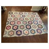 Vintage Quilt approx 79 x 66