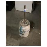 Vintage 3gal Crock Butter Churn