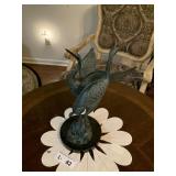 SPI Bronze Crane Heron Sculpture