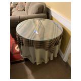 Round Plant Stand Side Table