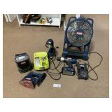 Ryobi 18V Tools, Charger, Fan