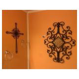 (2) Metal Wall Decor