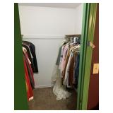 Womens Clothes in Closet