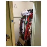 Wmones Clothes & Shoes in Closet