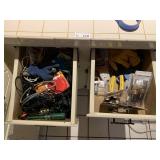 Batteries, Tools, etc in 2 Drawers