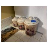 Canisters, Cutting Board, etc