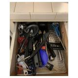 Kitchen Utinsels, etc in Drawer