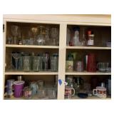 Glasses in Upper Cabinet