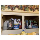 Chemicals in Upper Cabinet