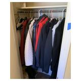 Jackets in Closet (front room)