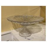 Crystal/Glass Footed Centerpiece Bowl