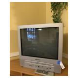 Sylvania TV Model: 6520FDE & Corner Cabinet